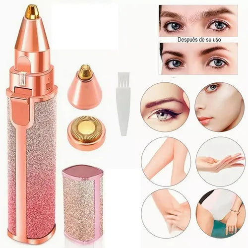 DEPILADOR FACIAL Y CEJAS 2 EN 1