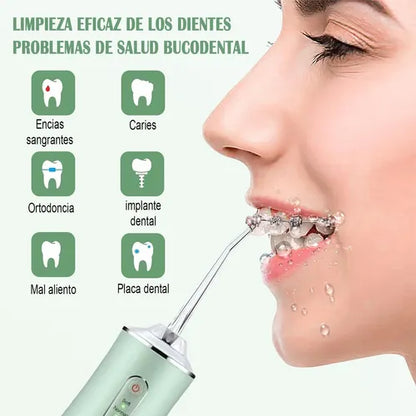 IRRIGADOR ORAL ANTISARRO RECARGABLE